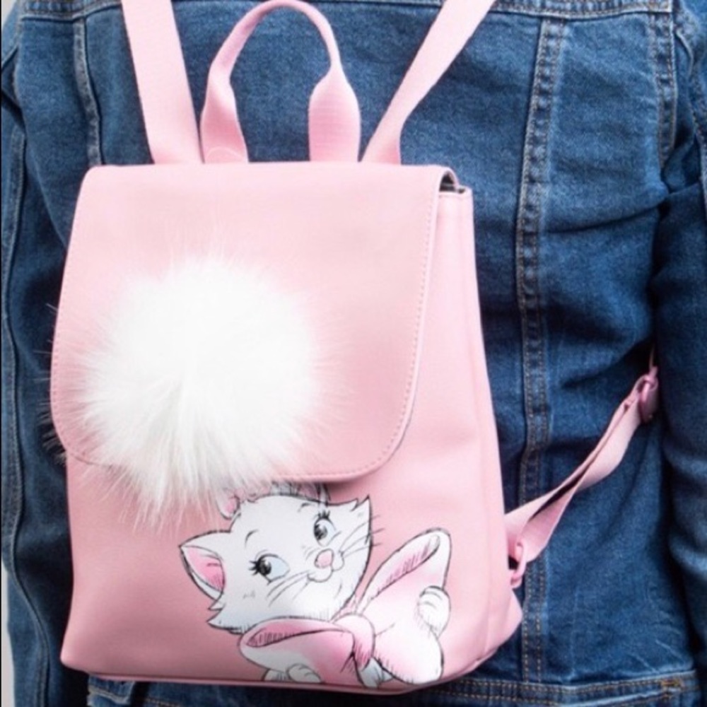 Disney’s  ARISTOCATS Marie Pink Mini Backpack - Picture 7 of 7